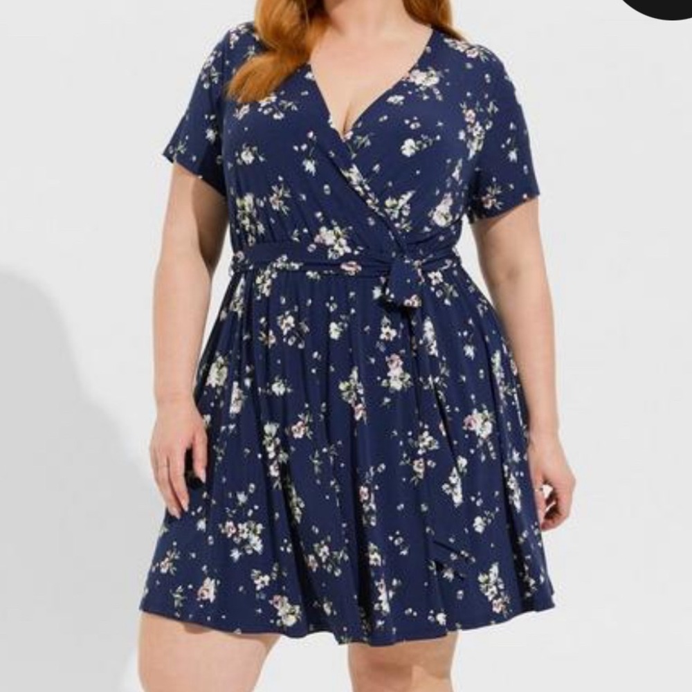 Torrid Studio Knit Surplice Romper Size 2X
